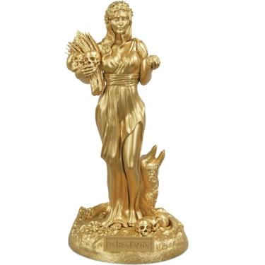 Imagem de Estátua Persefone Rainha dos Mortos e Deusa Grega da Agricultura (Cor Ouro)