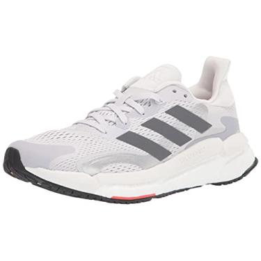 Imagem de adidas Women's Boost 3 Running Shoe, Dash Grey/Grey/Solar Red, 6