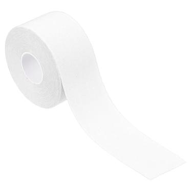 Imagem de Fita de argola aérea de 5 m x 1,5 polegadas, fita atlética adesiva antiderrapante para ioga para exercícios de ginástica, branca