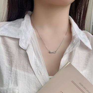 Imagem de Infinite Colares para mulheres, pingentes, hipoalergênicos, zircão cúbico, bijuteria delicada para adolescentes, meninas, uso diário, festas, presentes de Natal para mulheres