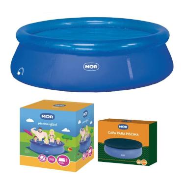 Imagem de Piscina Inflável 4600 Litros Redonda Splash Fun com Capa Mor