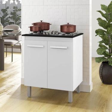 Imagem de Balcão Vani Para Cooktop 4 Bocas 2 Portas Cozinha MB1 70cm - Doce Sonh