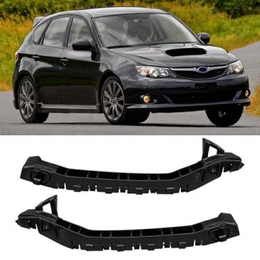 Imagem de Yumzeco 1 par compatível com Subaru Impreza suportes de para-choque WRX 2011-2014/WRX STI 2008-2014, retentores de para-choque dianteiro Palstic Subaru Impreza lado do motorista e passageiro