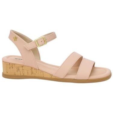 Imagem de Sandália ortopédica feminina softli satlo anabela esporão, New antique
