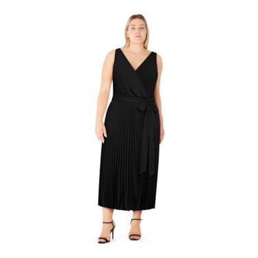 Imagem de City Chic Vestido feminino plus size - Zella, Preto, 48