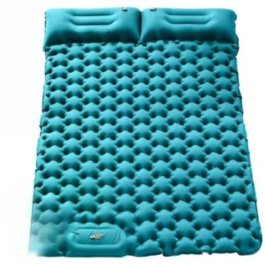 Imagem de ColchãO InfláVel AutomáTico Para Camping | Conforto Casal PortáTil | Inf RáPido E PráTico | DimensõEs 196x125 Cm(azul)