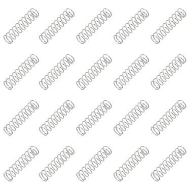Imagem de PATIKIL Mola de compressão 0,5 mm de diâmetro do fio x 5 mm OD x 20 mm C, 20 peças de extensão mecânica de aço inoxidável 304 molas pequenas kit sortido para lojas e reparos domésticos