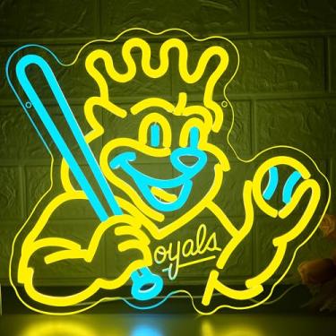 Imagem de Placa neon de beisebol para decoração de parede, equipe de beisebol, regulável, letreiro neon para homem, caverna, quarto, esporte, clube, garagem, festa, dormitório, presente de aniversário para fãs