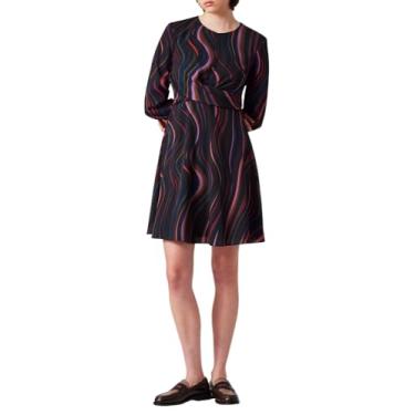Imagem de Paul Smith Vestido feminino redemoinho, Azul-marinho muito escuro, 43