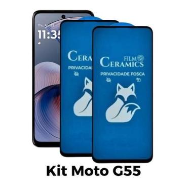 Imagem de Película Fosca Privacidade para Motorola Moto G55 - NoBrand