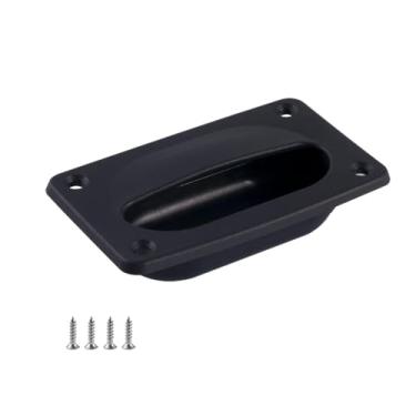 Imagem de simhoa Alça de escotilha de inspeção marítima, placa de piso de, peça de reposição profissional, montagem conveniente, alça de puxar para tampa de, Preto