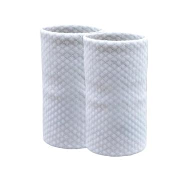 Imagem de Munhequeira Pulso com Tecnologia Absorvente para Esportes ao Ar Livre - Proteção para Beach Tennis, Tênis e Academia(Branco)