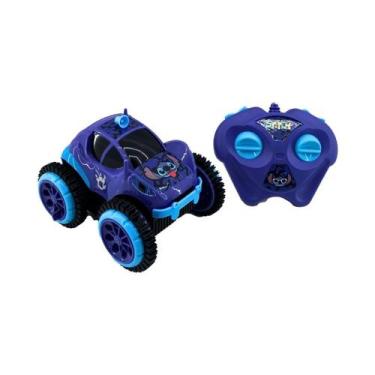 Imagem de Carrinho de controle remoto disney stitch super giro - candide 3251