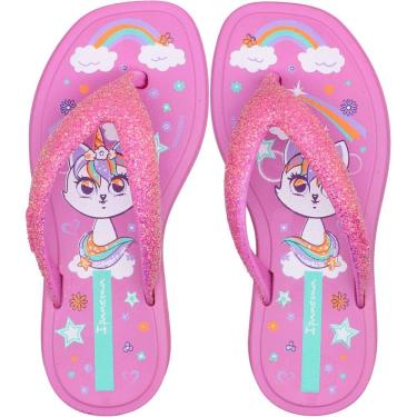 Imagem de Chinelo De Dedo Infantil Ipanema Fluffy Shine Glitter Menina
