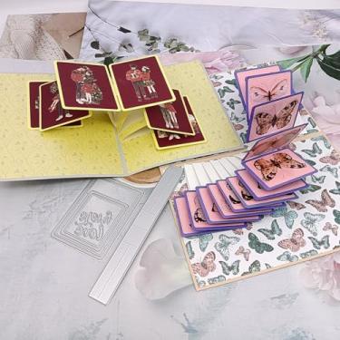 Imagem de Alinacutle 1 peça de matriz de corte de metal para fazer cartões feitos à mão, álbum de recortes, presente de papel, decoração de férias, modelo feito à mão - alinacutle (corte de página de foto