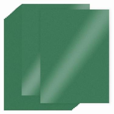 Imagem de 120 folhas de papelão verde brilhante 8,5 x 11, 40,8 kg/250 g/m² papel para impressora para Natal, convites, certificados, dia dos namorados, confecção de cartões