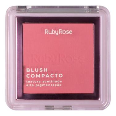 Imagem de Blush Compacto Ruby Rose BL20