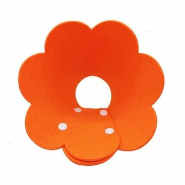 Imagem de Coleira elizabetana de feltro macio para gatos e cães, cone de recuperação pós-operatório, coleira antilambida e mordida para animais de estimação