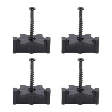 Imagem de Zhjvihx Fixador de Deck Composto, Clipes de Deck de Plástico ABS Com Parafusos de Aço Inoxidável para Espaçamento de Viga de 16 Polegadas, Fácil Instalação para Deck Composto