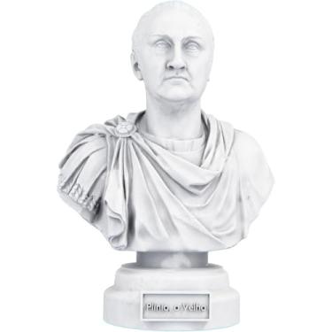 Imagem de Estátua Busto Plínio, o Velho - Naturalista Romano (Mármore)