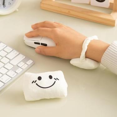 Imagem de Conjunto ergonômico de descanso de pulso para mouse e teclado com suporte portátil para jogos de digitação, suporte confortável para uso no escritório e na mesa (estilo 3, 9 x 5,5 cm)
