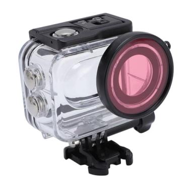 Imagem de SPYMINNPOO Estojo de Mergulho para Câmera de Ação, Carcaça Protetora à Prova d'água de 196 Pés Com Suporte para GO 3S e GO 3, Lente HD para Mergulho Com Snorkel e Surf (Com filtro)