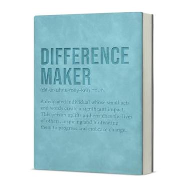 Imagem de KSFFWQIN Caderno de presentes Difference Maker, diário de definição de criador de diferenças, presentes de agradecimento para colega de trabalho, chefe, mentor, professor
