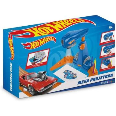 Imagem de Mesa Projetora Hot Wheels com 24 Desenhos Multikids - BR2087