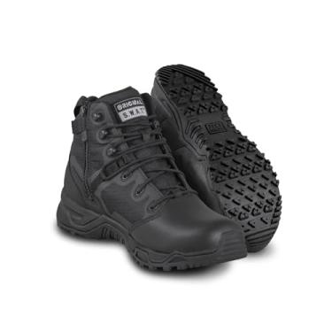 Imagem de Original S.W.A.T. Unissex-Adulto Alpha Fury 15 cm com zíper lateral biqueira de couro impermeável WP PT