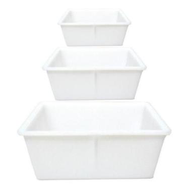 Imagem de Formas Queijo Mussarela 4Kg - 1Kg - 500G - Injesul (3 Peças)