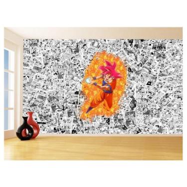 Imagem de Papel De Parede Dragon Ball Goku Página Manga 3,5M Dbz533 - Você Decor