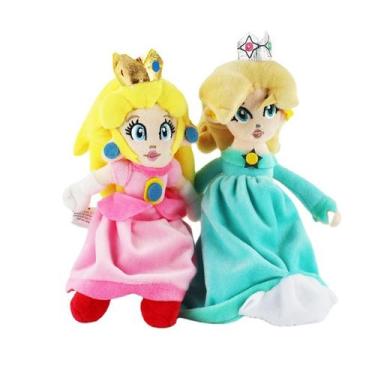 Imagem de Brinquedo de pelúcia Peach Princess Anime 23 cm 120 g 2 unidades/lote 