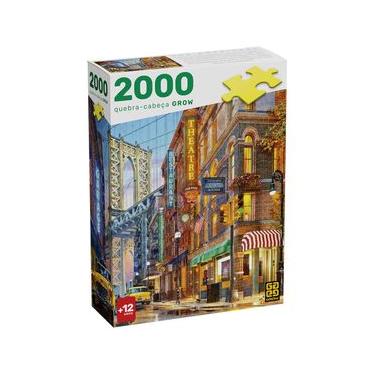 Imagem de Quebra-cabeça 2000 peças Rua Americana