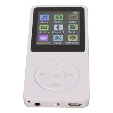 Imagem de SUNGOOYUE Leitor de Música Digital Portátil, Material ABS, Compatível Com MP3 WMA FLAC, Suporte para Cartão de 32 GB, Bateria de 8 Horas, Com Fones de Ouvido e Cabo USB (#12)