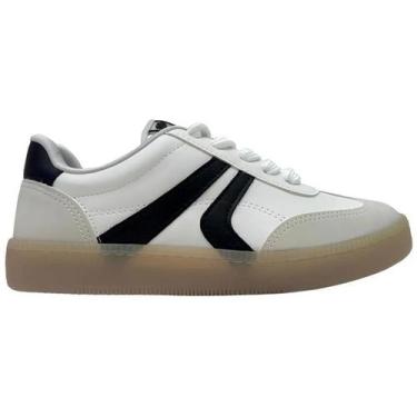 Imagem de Tênis Via Marte 213-012 Feminino Gelo, Gelo milk  preto, 37