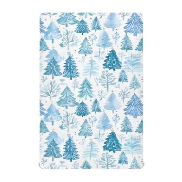 Imagem de CEBUGI Lençol de berço elástico para bebês meninos e meninas, mini lençol com elástico portátil para crianças, material neutro, ultra macio, colchão infantil padrão completo, M