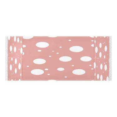 Imagem de Wassud Capas de lavadora e secadora de pontos brancos, protetor de lavadora com sacos de armazenamento, capa de geladeira à prova de poeira com bolsos para lavanderia doméstica, cozinha, 120 x 55 cm