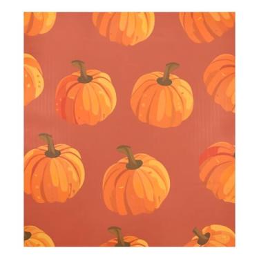 Imagem de Qilmy Capa magnética para lava-louças de abóbora e folhas de Ação de Graças, 58 x 66 cm, capa decorativa de geladeira para porta frontal, adesivo, máquina de lavar, painel de geladeira, decalque para