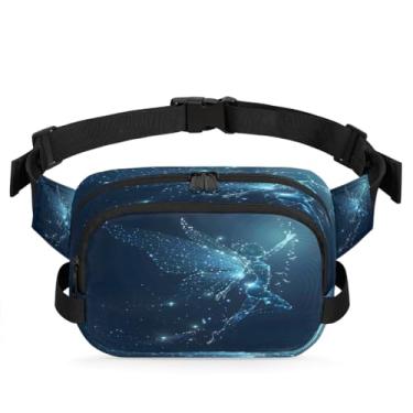 Imagem de Pochete animal dragão oceano legal para mulheres e homens com alça ajustável bolsa de cinto bolsa transversal bolsa de peito bolsa tiracolo bolsa tiracolo, Cor 13