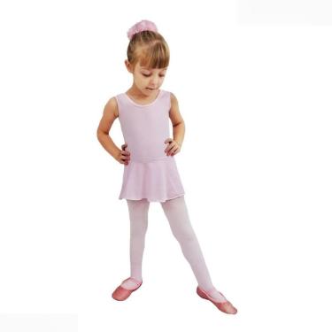 Imagem de Collant Infantil Ballet Com Saia Ritmus Regata Carla-Unissex