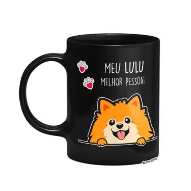 Imagem de Caneca Dog - Meu Lulu Spitz, melhor pessoa! - Preta - JPS INFO
