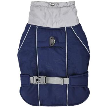 Imagem de Jaqueta Quente para Cães em Tempo Frio com Reflexão Protetora contra o Vento Macacão Inverno Reversível Stormguard Neve Snowsuit Colete Pequenos Médios Grandes