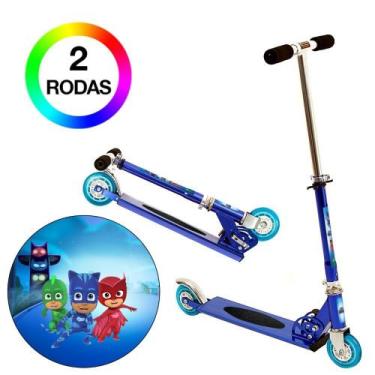 Imagem de Patinete Patrulha Canina 2 Rodas Ajuste de Altura Azul - DM Radical