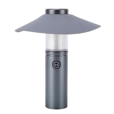 Imagem de Hyuduo Lanterna LED para Acampamento, Lanterna 3 Em 1 Com Base Magnética e Gancho, 5 Modos de Luz, IP65, Bateria Recarregável de 1800mAh, para Acampamento Ao Ar Livre, Emergência,