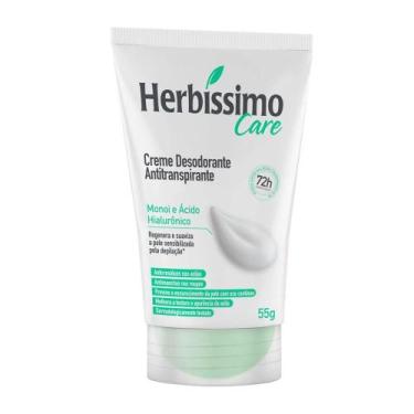 Imagem de Desodorante Creme Herbíssimo Care Monoi e Ácido Hialurônico 55g