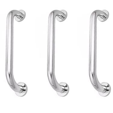 Imagem de Alça De Apoio Kit3Uni Barra Inox Acessibilidade Banheiro