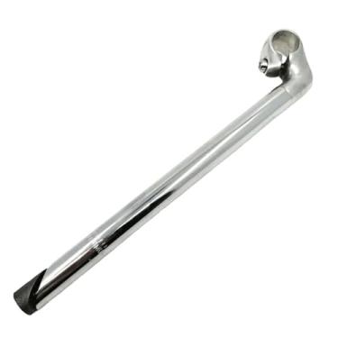 Imagem de Mesa de Bicicleta BMX City Retro Infantil com Guidão de 25,4mm, Compatível com Garfo de 300mm e Guidão de 22,2mm a 25,4mm. Peça para Bicicleta Feminina.(25.4 x 22.2 Silver)