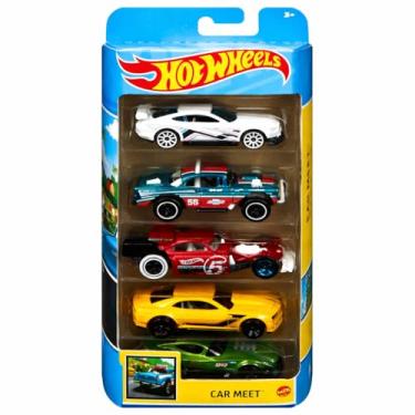 Imagem de Kit Carrinhos de Corrida Brinquedo com 5 Miniaturas Esportivas Coloridas – Carros de Brinquedo com Rodas Livres para Crianças e Colecionadores