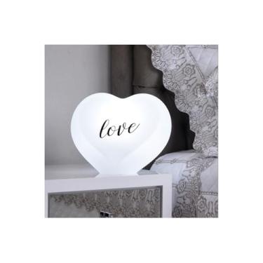 Imagem de Luminária Coração Shine Love Prático e Funcional para Uso Diário
