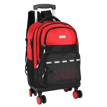 Imagem de Mochila de Rodinhas Vermelha Luxcel Marvel